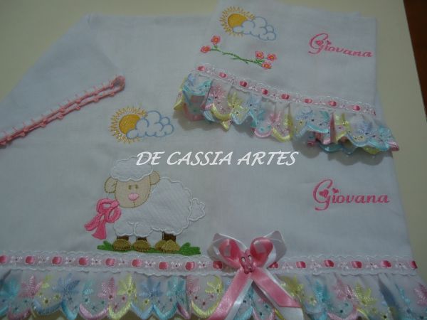 KIT FRALDAS OVELHINHAS MENINAS